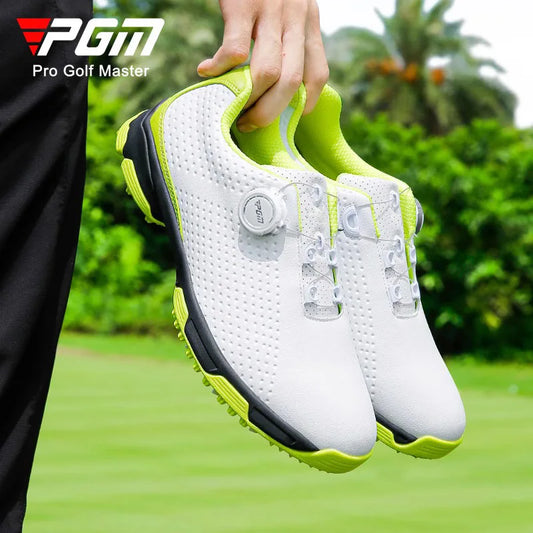 PGM Golf Shoes Waterproof Men's Casual Sports Shoes Breathable Training Sneakers for Male XZ095