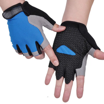 Gym Dumbbell Gloves Men Women Weightlifting Fitness Sport Training Exercise Gloves Non Slip Breathable Half Finger Cycling Glove