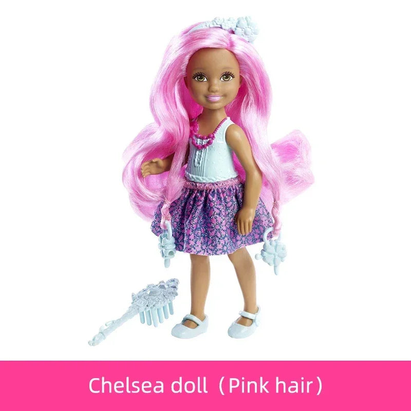 Original Barbie Mini Chelsea 10cm Dolls for Girls Genuine Top Brand Mattel Toys for Kids Children Baby Christmas Birthday Gifts