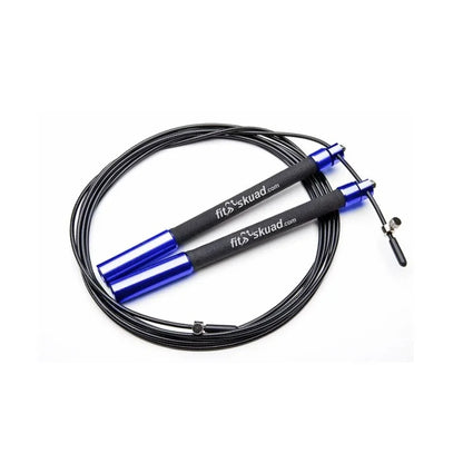 Fitskuad Speed Jump Rope Heavy Duty Adjustable Skip Rope Lightweight, Solid Aluminum Handles,Ball Bearing Smooth Crossfit Rope