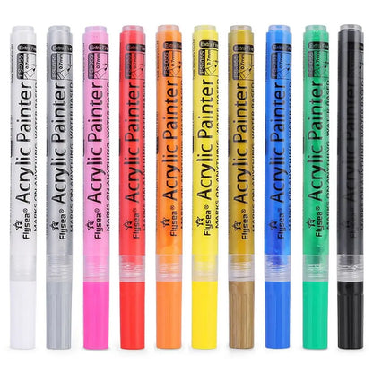 Golf Club Color Changing Pen Acrylic Ink Pen With Strong Sunscreen Waterproof Golf Marker Drawing Tool Accessories Marks Pens