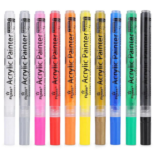 Golf Club Color Changing Pen Acrylic Ink Pen With Strong Sunscreen Waterproof Golf Marker Drawing Tool Accessories Marks Pens