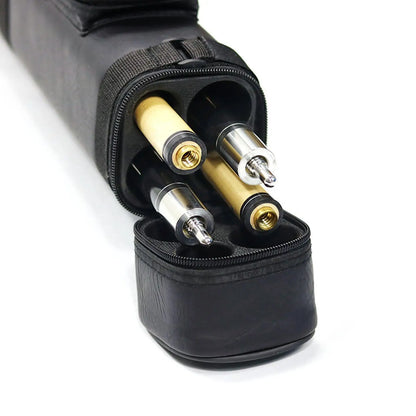 Billiard Pool Cue Stick Carrying Bag 2butts 2Shafts Carry With Divider Durable Pool Cue Case for Organizing Outdoor Travel