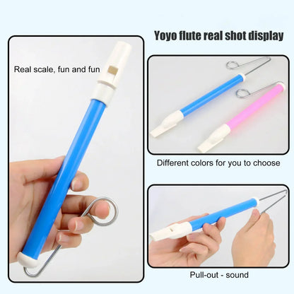 1PC Musical Instrument Slide Whistle Toy Blowing Flute Children Classic Musical Toys for Kids Parent-Child Games Funny Gift