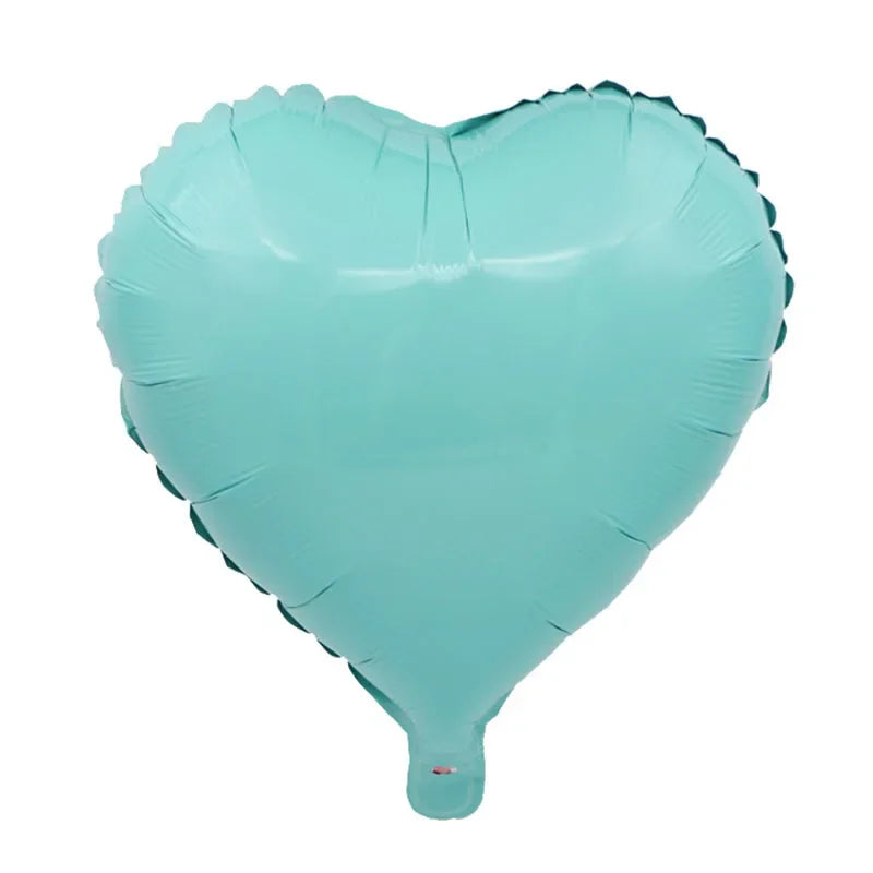 1pc 18inch Star Heart Inflatable Helium Balloon Birthday Party Decorations Kids Foil Balloons Wedding Christmas Supplies Gifts