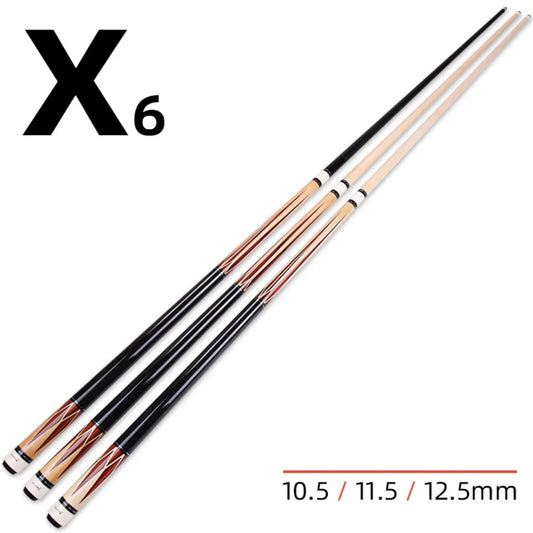 CUPPA 58" X6 Fashion Billiard Pool Cue Stick 10.5/11.5/12.5mm