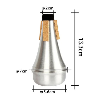High Quality Useful Trumpet Mute Silenter Trumpets Tool Anti-Disturbance Instrument Lightweight Practice 133mm