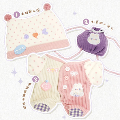 Doll Clothes 10cm 20cm Idol Dolls Accessories Plush Doll's Clothing Sweater Stuffed Toy Dolls Outfit for Korea Kpop EXO Dolls
