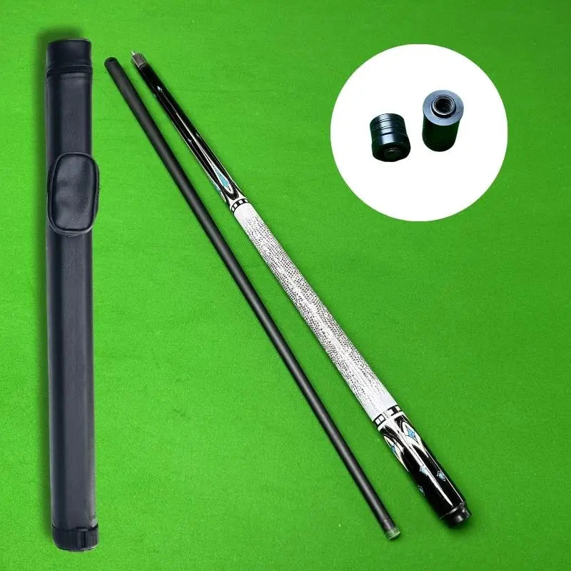 Black Technology Carbon Fiberglass Professional Pool Cue Stick Lizard Shaped Grip 12.5mmTip Billiards Accessories Exquisite Gift