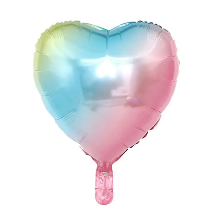 1pc 18inch Star Heart Inflatable Helium Balloon Birthday Party Decorations Kids Foil Balloons Wedding Christmas Supplies Gifts