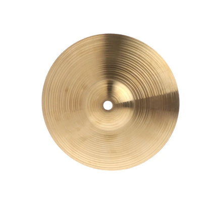 8/10/12Inch Brass Cymbals Percussion Drum Alloy Crash Cymbal Drum Instrument Cymbals for Drums Players Beginners