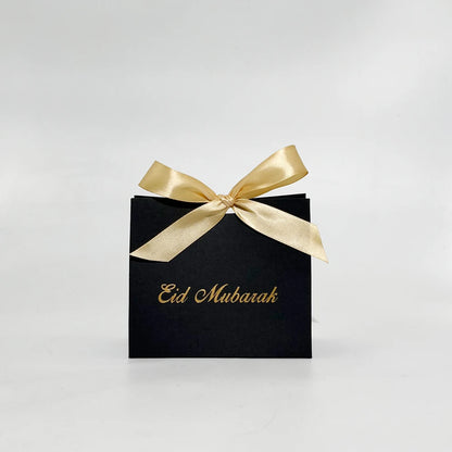 Eid Mubarak Gift Box Eid Mubarak Candy Packaging Boxes Muslim Islamic Festival Bag Family Dinner Party  Favors Decoration Suppli