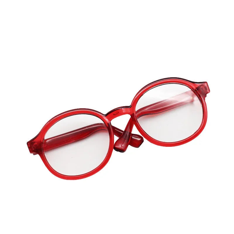 6.5cm 9cm Transparent Plastic Glasses for 1/8 1/6 1/3 1/4 BJD for Labubu MSD SD Plush for EXO Doll Sunglasses