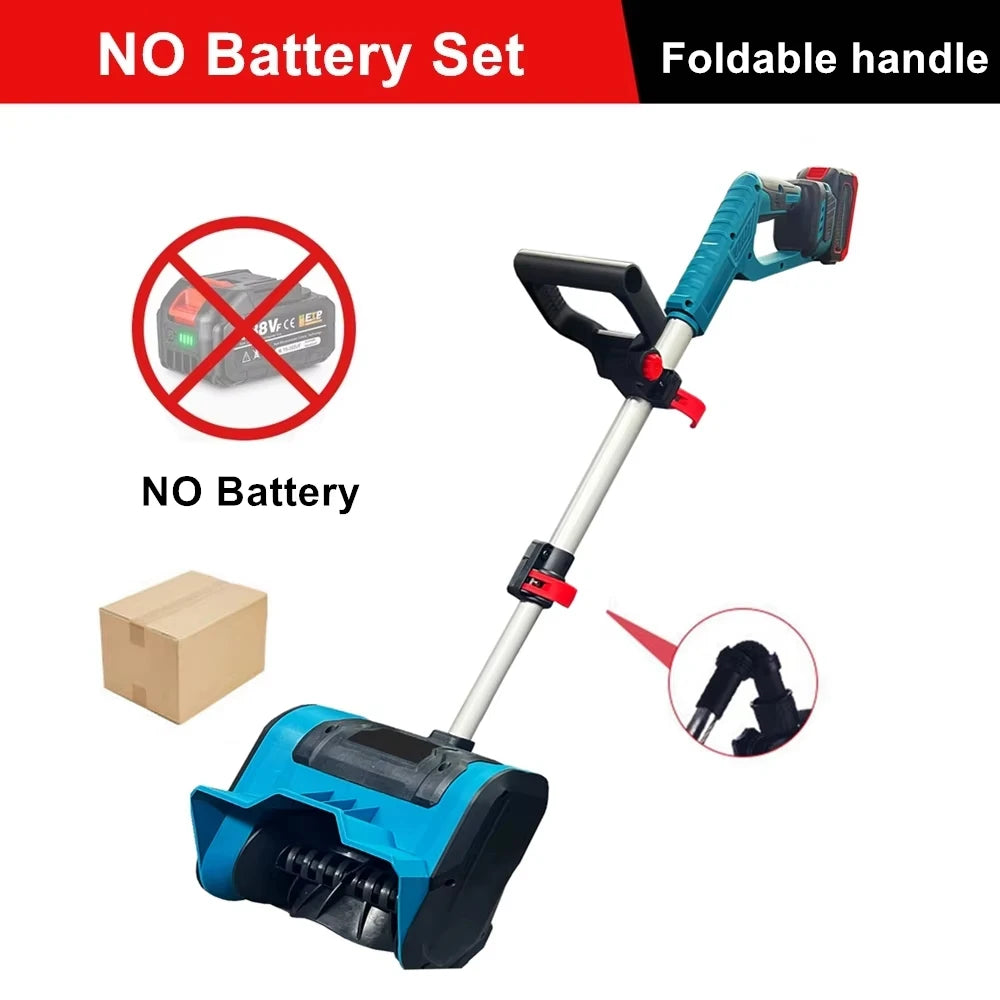 New Winter Cordless Electric Snowplow Lithium Electric Snow Sweeper Cordless Snow Shovel Courtyard Street for Makita Battery