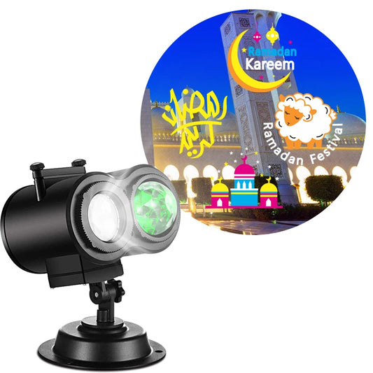 Eid Mubarak  Ramadan Projector Lights Islam Muslim Eid Decor Ramadan Sale Eid Mubarak Projector Light