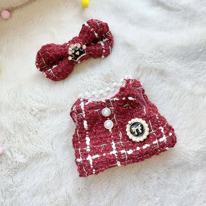 Labubu V1/V2 Doll Accessories Lion Dance Chinese Style New Year Outfit Clothes Set for 17cm Ropa Labubu