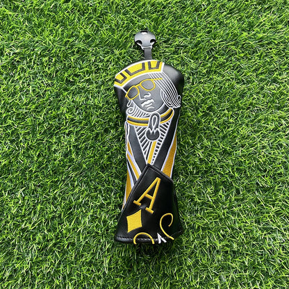 Kings and Queens and Knights Golf Club Wood Headcovers Driver Fairway Woods Hybrid Cover Photographing in Kind Fast Delivery