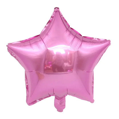 1pc 18inch Star Heart Inflatable Helium Balloon Birthday Party Decorations Kids Foil Balloons Wedding Christmas Supplies Gifts