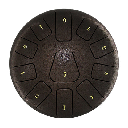 8 Inch Steel Tongue Drum 11 Notes Handpan Drum With Drum Mallet Finger Picks Percussion for Meditation Yoga(Wholesale Price)