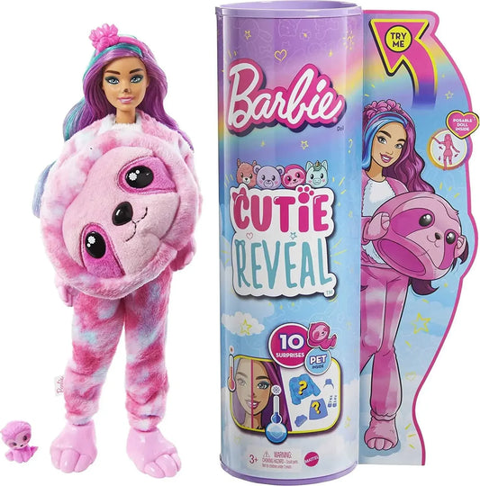 100% Original 2nd Wave Fashion Mattel Barbie Cutie Reveal Dolls Llama Sloth Brand Toys for Girls Birthday Christmas Gifts