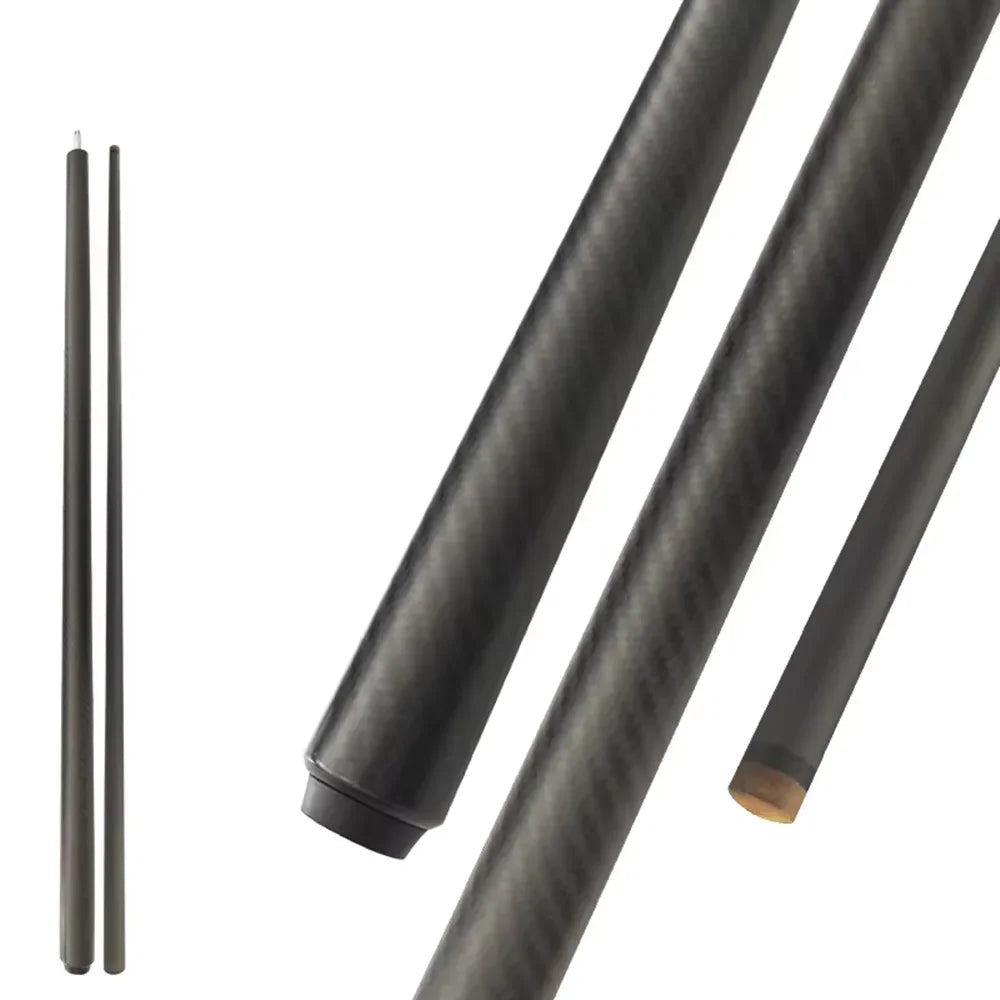 Customize 100% Carbon Fiber Pool Cue Billiard Cue Sticks Tip From 9.5mm/12.4mm/13.9mm, Length Weight From 18oz, 19oz, 20oz, 21oz