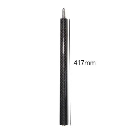 Factory Direct Customized 1pc Butt of Break-Jump Cue the First Part 3K Carbon Fiber Snooker 3/4 Split Cue Black Pool Cue Butt