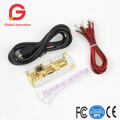 Arcade Game DIY Parts Kit for PC and Raspberry Pi 1/2/3 With Retro Pie 5Pin Joystick 30MM and 24MM Copy Sanwa Buttons Mame Part