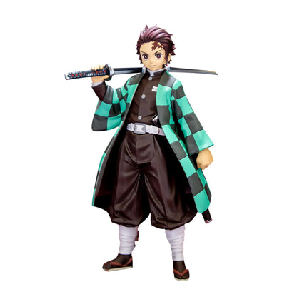 14CM Anime Demon Slayer Toy Kimetsu No Yaiba Figure Kamado Tanjirou Action Figure Agatsuma Zenitsu Nezuko Warrior PVC Model Toys