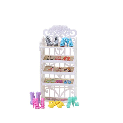 Mini Furniture for Barbiees Doll House Chair Shoe Skate Clothes for Barbies Doll Accessories Kelly 1:12 Doll DIY Toys for Girls