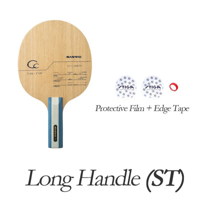Original SANWEI CC CARBON Table Tennis Blade Racket (5+2 Carbon) Ping Pong Bat Paddle
