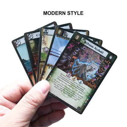 REGULAR Black Core Lands Set Mixed BL TCG Custom PROXY Playing Cards Board Games