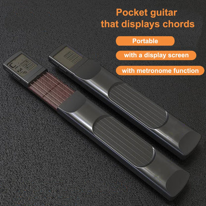 Mini Portable 6-Tone Pocket Guitar  Trainer Practice for Beginner New