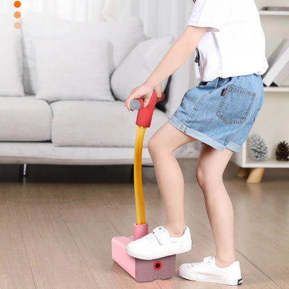 Kids Sports Games Toys Foam Stick Jumper Indoor Outdoor Fun Fitness Equipment Improve Bounce Sensory Toys for Boy Girl Gift