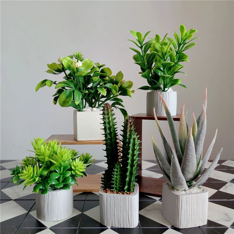 1/6 Scale Miniature Dollhouse Plant Simulation Monstera Deliciosa Liebm Model Mini Decoration for Blyth BJD Doll Accessories Toy