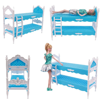 Mini Furniture for Barbiees Doll House Chair Shoe Skate Clothes for Barbies Doll Accessories Kelly 1:12 Doll DIY Toys for Girls