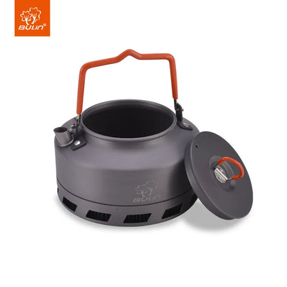 1.1/1.6l  Outdoor Camping Hiking Portable Kettle Collector Heat Ring Coffee Water Kettle Teapot