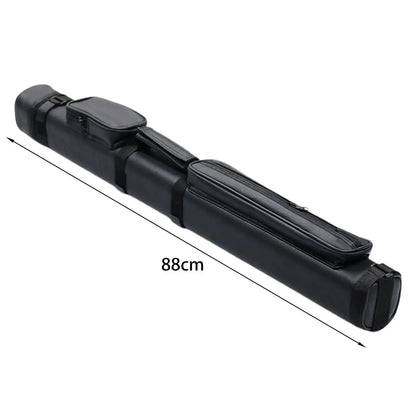 Billiard Pool Cue Stick Carrying Bag 2butts 2Shafts Carry With Divider Durable Pool Cue Case for Organizing Outdoor Travel
