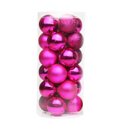 24/36pcs Christmas Ball Christmas Tree Ornament Home Christmas Hanging Pendant New Year Party Decoration Gift Navidad