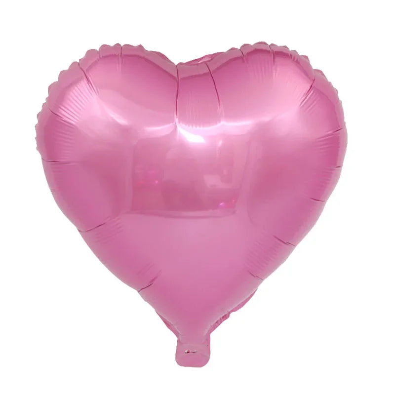 1pc 18inch Star Heart Inflatable Helium Balloon Birthday Party Decorations Kids Foil Balloons Wedding Christmas Supplies Gifts