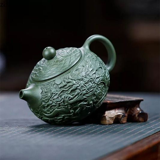 260ml Handmade Teapot Green Tea Pot Yixing Purple Clay Teapots Teaware Coffee Table Tea Making Tools Tea Maker Tea Kettle Gift