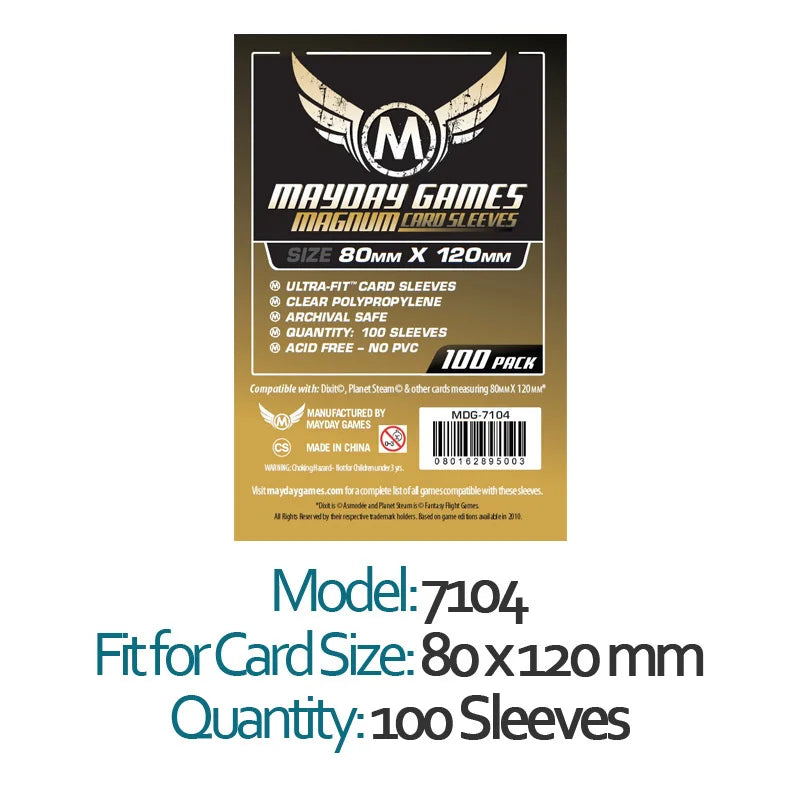 100 Sleeves MAYDAY Card Game Sleeve Protector Board Game Protective Sleeve MUNCHKIN MTG 41 45 56 59 63 68 87 88 92