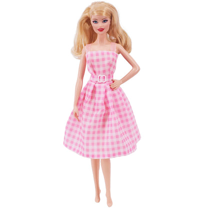 Doll Evening Dress Clothes Princess Dress Banquet Party Dress Tulle Dress for Barbiees&BJD Doll Clothes Accessories,Toy for Girl