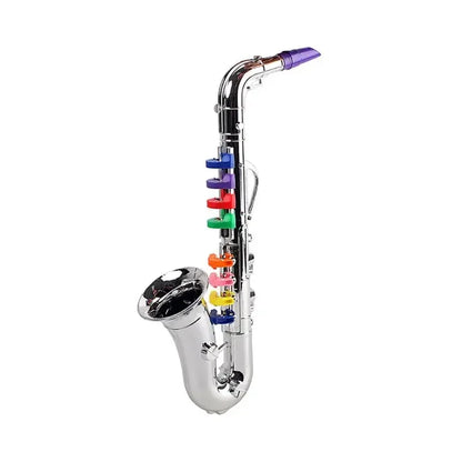 Kids Saxophone Mini Saxophone Toy Kids Trumpet With Sound Plastic Trumpet Toy Musical Instrument Toys for Kids Learning