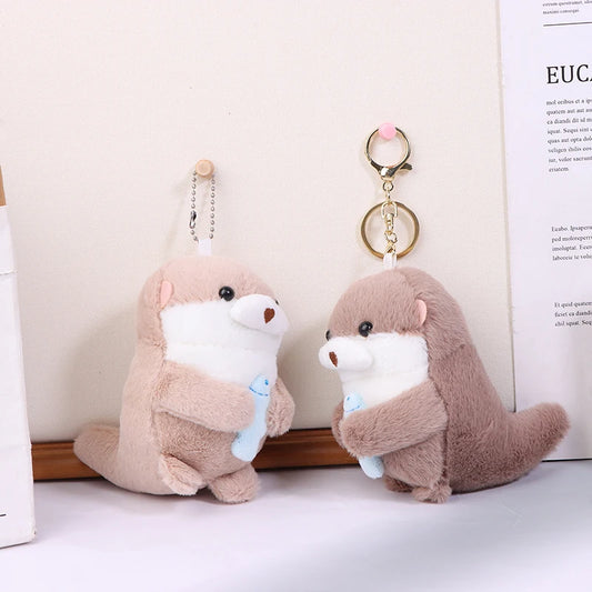 New Otter Doll Cute Little Otter Little Animal Plush Toy Mini Doll Table Decoration