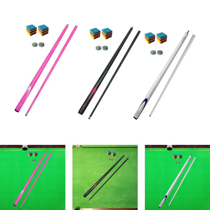 Pool Cue Stick Snooker Cue Carbon Fiber Two Section Portable Billiard Pool Stick Billiard Cue Stick for Men Women Competition
