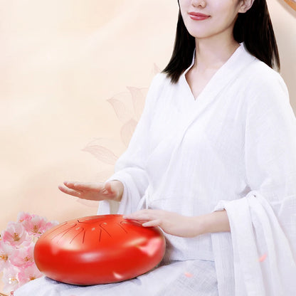 8 Inch Steel Tongue Drum 11 Notes Handpan Drum With Drum Mallet Finger Picks Percussion for Meditation Yoga(Wholesale Price)