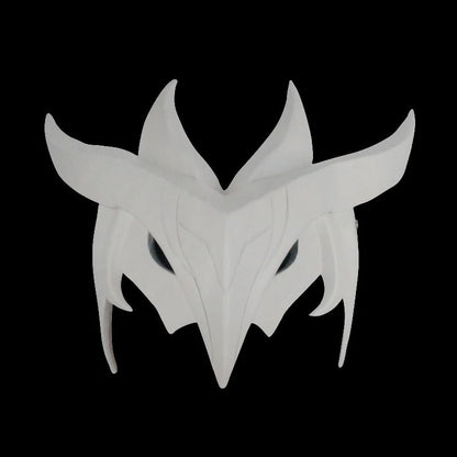 Game LOLS Heartsteel Yone Cosplay Props Mask Men Women Halloween Party Carnival Roleplay Accessories Resin Mask With LED Light