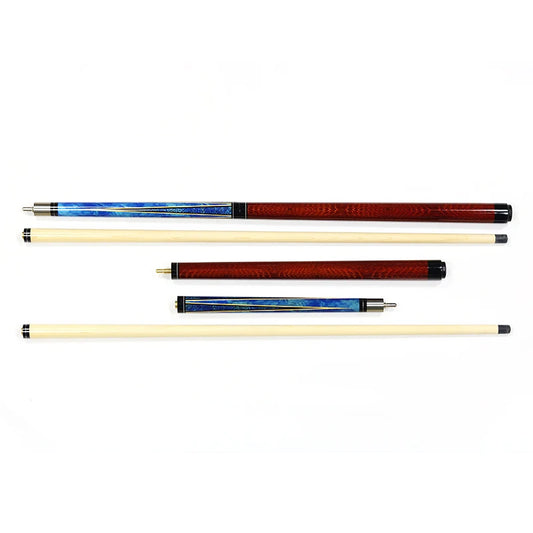 3-Pc 2 in 1 Multi Functions Jump Break Maple Shaft Snooker Wooden Billiard Cue Pool Que Stick