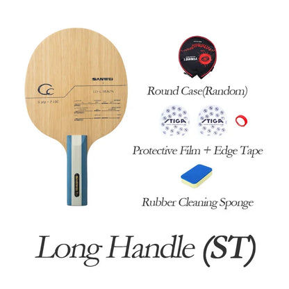 Original SANWEI CC CARBON Table Tennis Blade Racket (5+2 Carbon) Ping Pong Bat Paddle