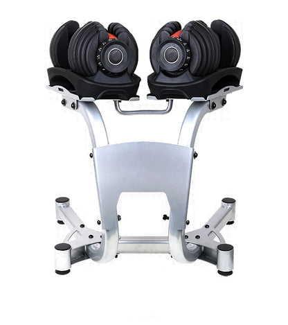 Dumbbell and Stand Dumbbell Set, Weight Adjustable, Solid Weightlifting, Commercial Gym, Household, Multiple Options, 40kg, 90lb